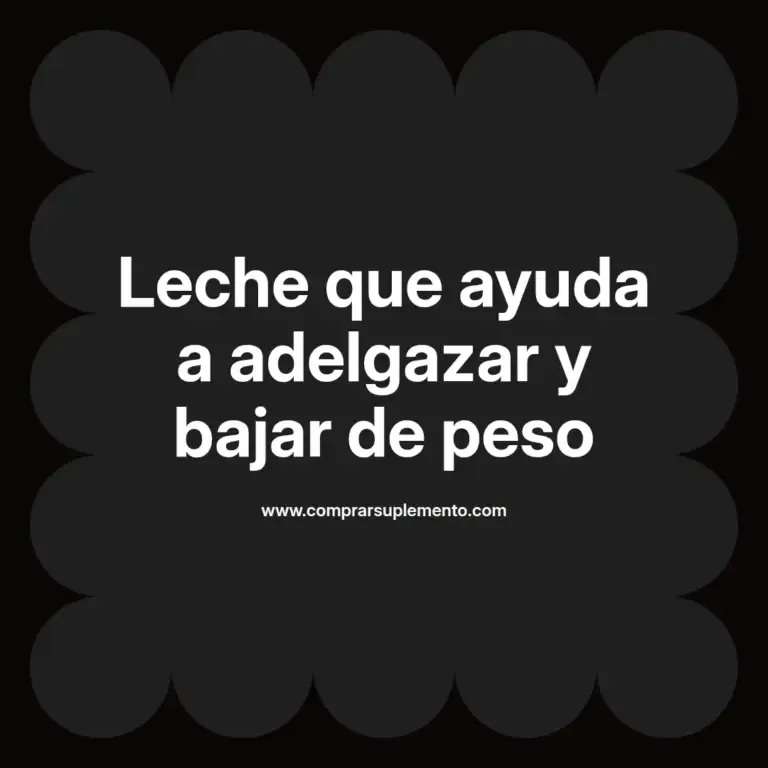 imagen destacada del post con un texto en el centro que dice Leche que ayuda a adelgazar y bajar de peso y abajo del texto aparece el nombre del autor Omar Obando