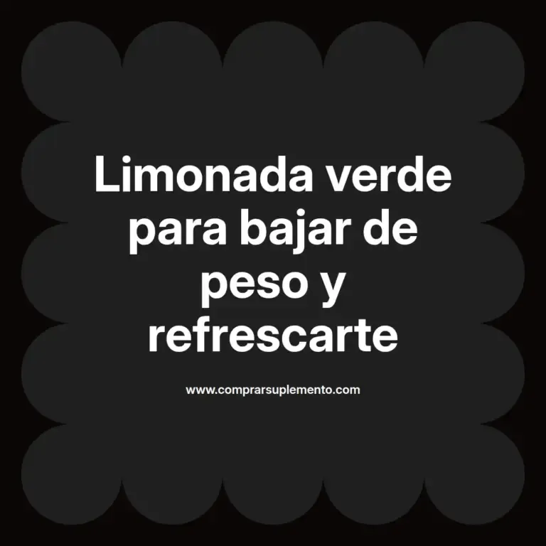 imagen destacada del post con un texto en el centro que dice Limonada verde para bajar de peso y refrescarte y abajo del texto aparece el nombre del autor Omar Obando