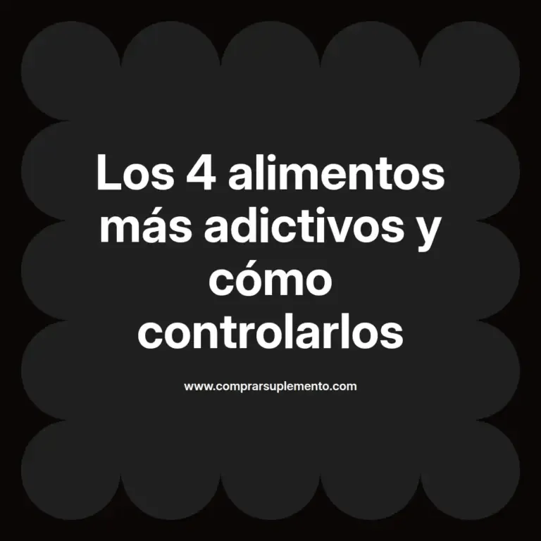 imagen destacada del post con un texto en el centro que dice Los 4 alimentos más adictivos y cómo controlarlos y abajo del texto aparece el nombre del autor Omar Obando
