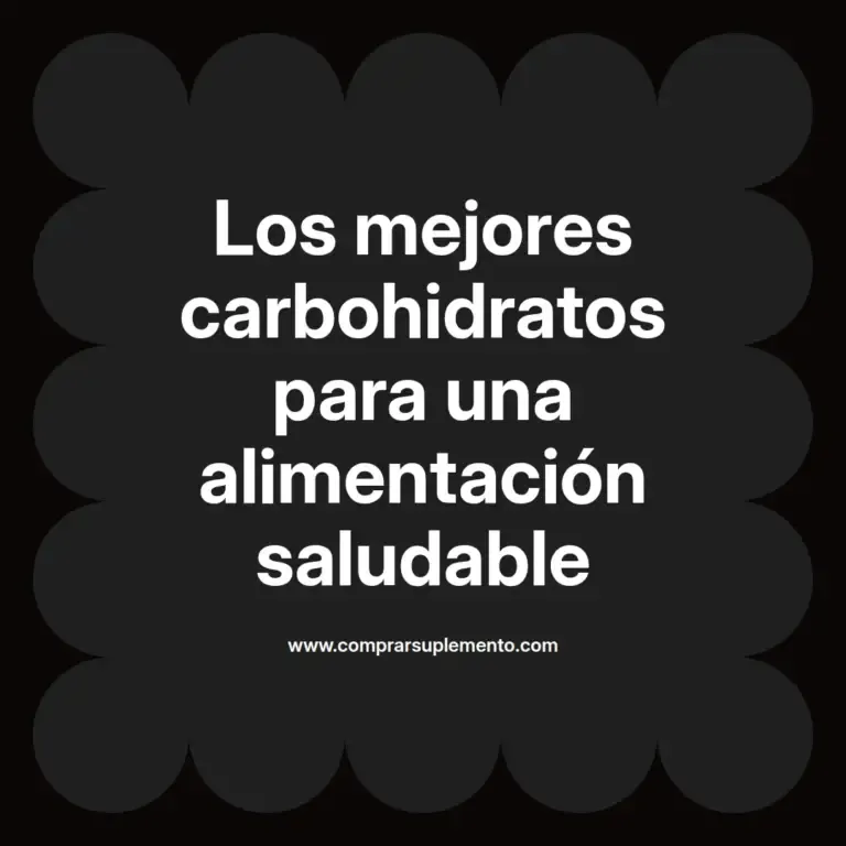 imagen destacada del post con un texto en el centro que dice Los mejores carbohidratos para una alimentación saludable y abajo del texto aparece el nombre del autor Omar Obando