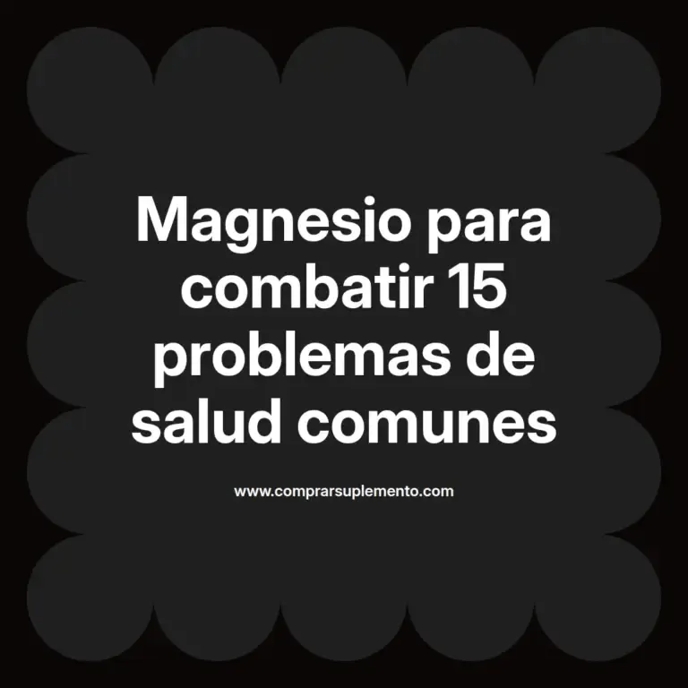 imagen destacada del post con un texto en el centro que dice Magnesio para combatir 15 problemas de salud comunes y abajo del texto aparece el nombre del autor Omar Obando