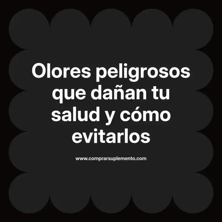 imagen destacada del post con un texto en el centro que dice Olores peligrosos que dañan tu salud y cómo evitarlos y abajo del texto aparece el nombre del autor Omar Obando