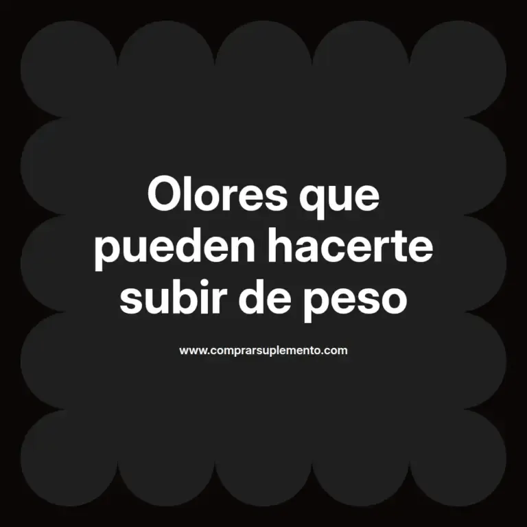 imagen destacada del post con un texto en el centro que dice Olores que pueden hacerte subir de peso y abajo del texto aparece el nombre del autor Omar Obando