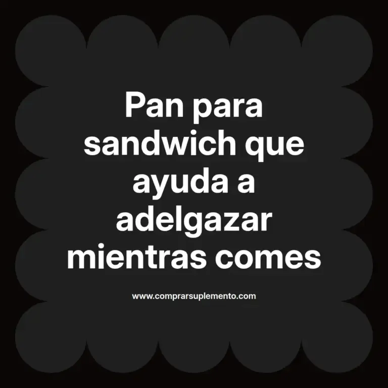 imagen destacada del post con un texto en el centro que dice Pan para sandwich que ayuda a adelgazar mientras comes y abajo del texto aparece el nombre del autor Omar Obando