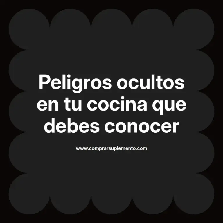 imagen destacada del post con un texto en el centro que dice Peligros ocultos en tu cocina que debes conocer y abajo del texto aparece el nombre del autor Omar Obando