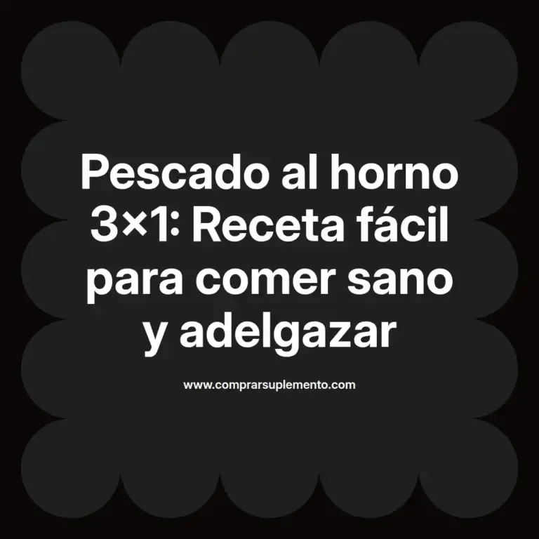 imagen destacada del post con un texto en el centro que dice Pescado al horno 3x1: Receta fácil para comer sano y adelgazar y abajo del texto aparece el nombre del autor Omar Obando