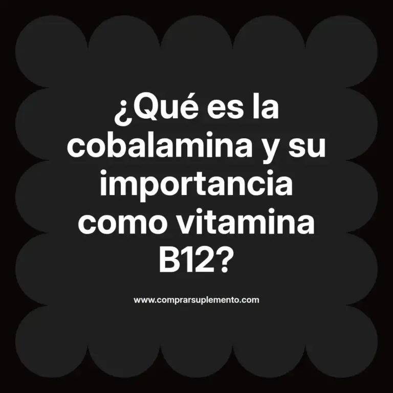 imagen destacada del post con un texto en el centro que dice ¿Qué es la cobalamina y su importancia como vitamina B12? y abajo del texto aparece el nombre del autor Omar Obando
