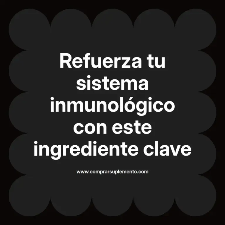 imagen destacada del post con un texto en el centro que dice Refuerza tu sistema inmunológico con este ingrediente clave y abajo del texto aparece el nombre del autor Omar Obando