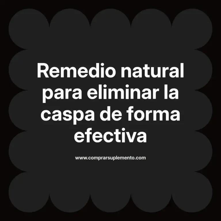 imagen destacada del post con un texto en el centro que dice Remedio natural para eliminar la caspa de forma efectiva y abajo del texto aparece el nombre del autor Omar Obando