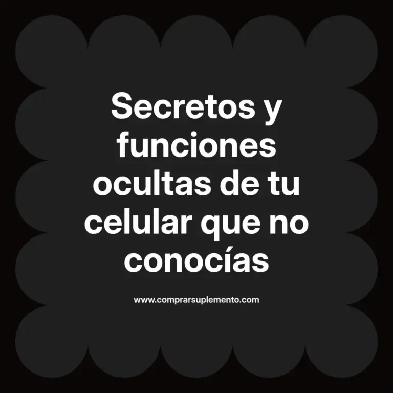 imagen destacada del post con un texto en el centro que dice Secretos y funciones ocultas de tu celular que no conocías y abajo del texto aparece el nombre del autor Omar Obando