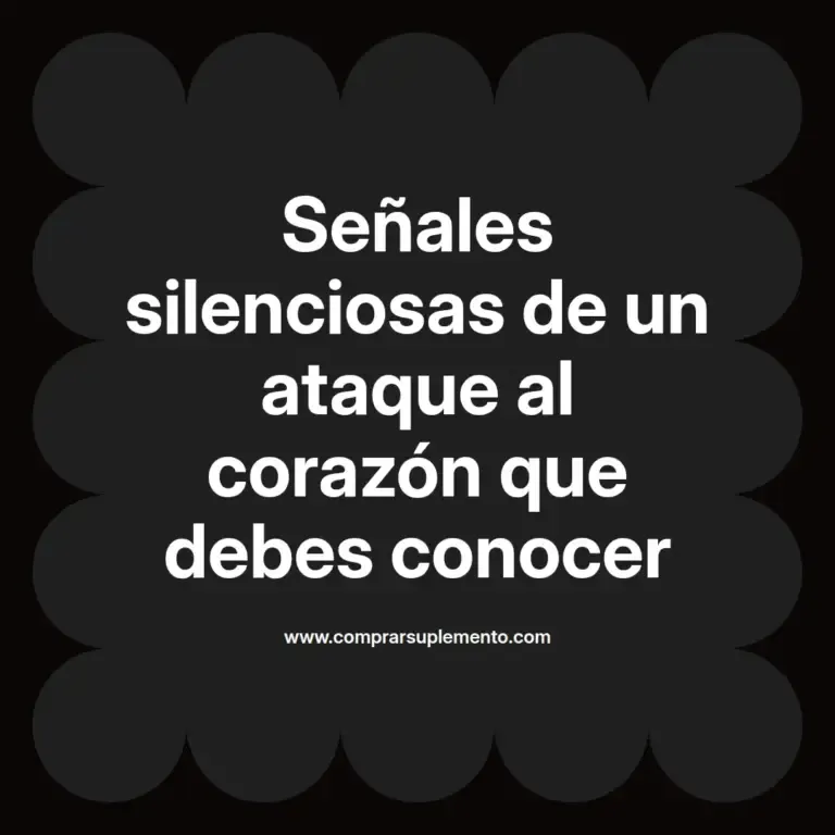 imagen destacada del post con un texto en el centro que dice Señales silenciosas de un ataque al corazón que debes conocer y abajo del texto aparece el nombre del autor Omar Obando