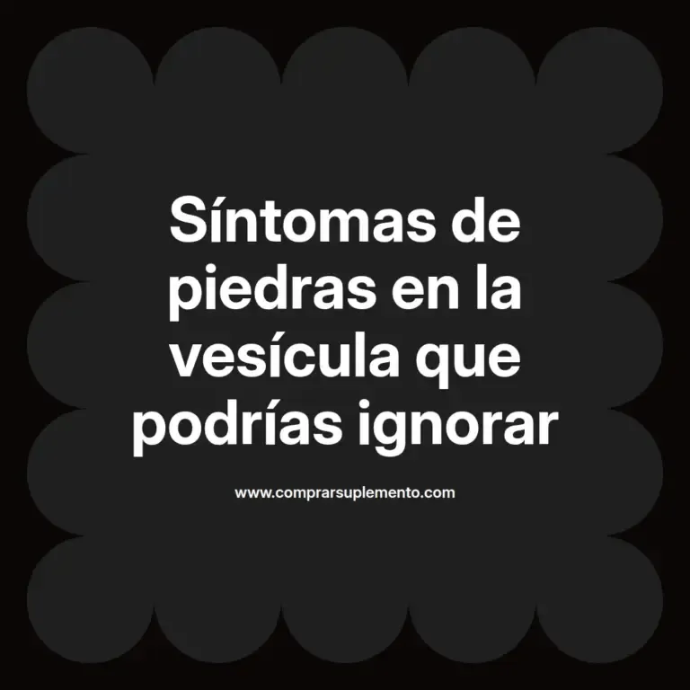imagen destacada del post con un texto en el centro que dice Síntomas de piedras en la vesícula que podrías ignorar y abajo del texto aparece el nombre del autor Omar Obando