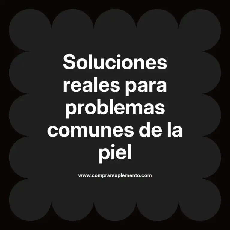 imagen destacada del post con un texto en el centro que dice Soluciones reales para problemas comunes de la piel y abajo del texto aparece el nombre del autor Omar Obando