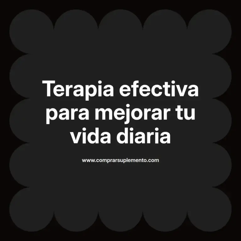imagen destacada del post con un texto en el centro que dice Terapia efectiva para mejorar tu vida diaria y abajo del texto aparece el nombre del autor Omar Obando