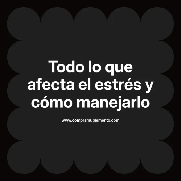 imagen destacada del post con un texto en el centro que dice Todo lo que afecta el estrés y cómo manejarlo y abajo del texto aparece el nombre del autor Omar Obando