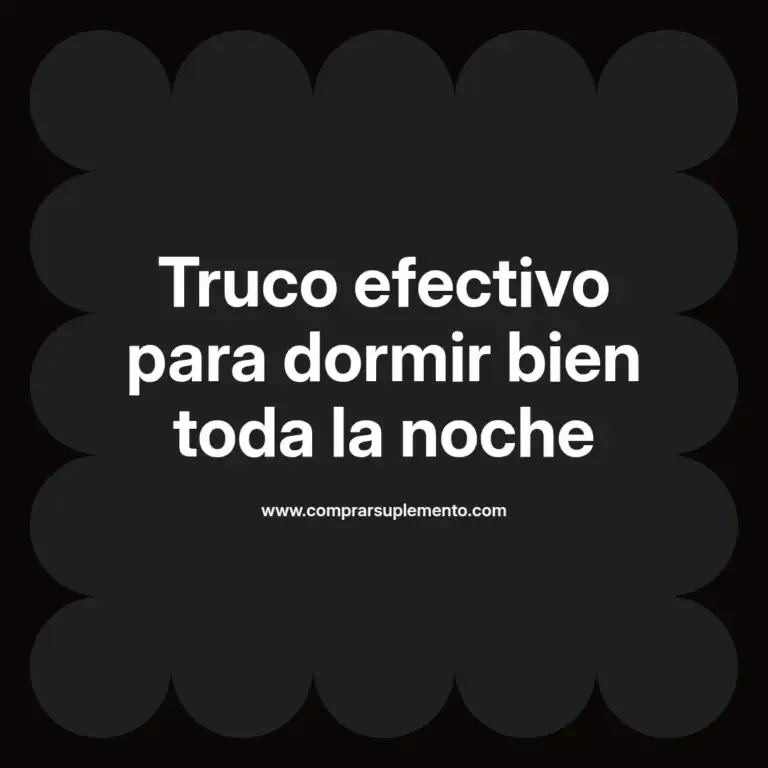imagen destacada del post con un texto en el centro que dice Truco efectivo para dormir bien toda la noche y abajo del texto aparece el nombre del autor Omar Obando