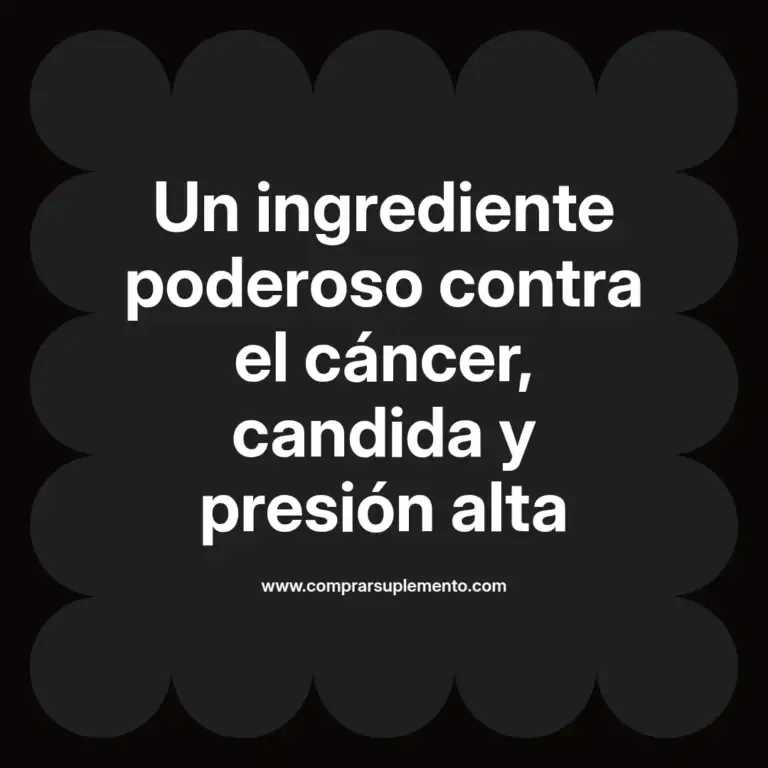 imagen destacada del post con un texto en el centro que dice Un ingrediente poderoso contra el cáncer, candida y presión alta y abajo del texto aparece el nombre del autor Omar Obando