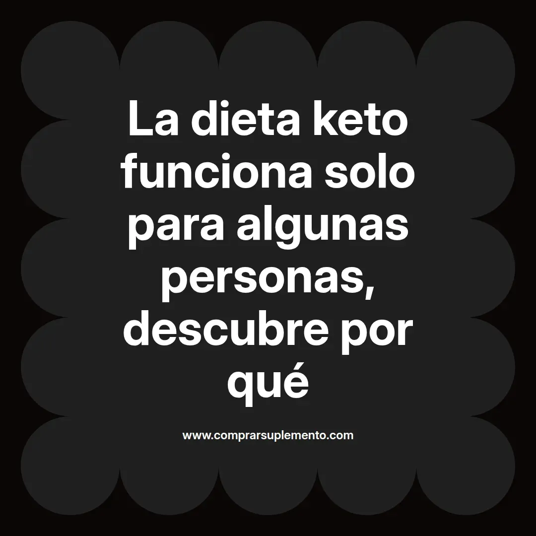 La dieta keto funciona solo para algunas personas, descubre por qué