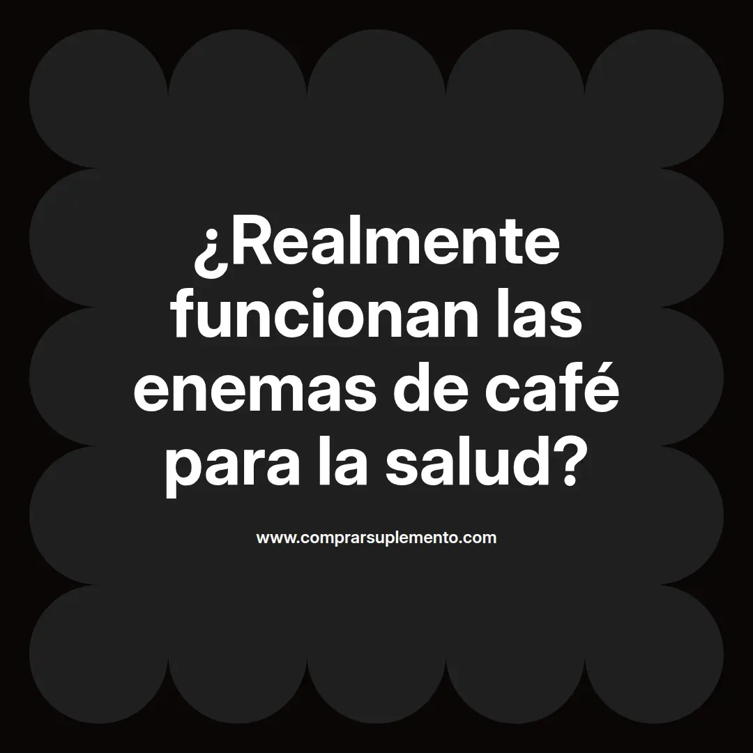 ¿Realmente funcionan las enemas de café para la salud?