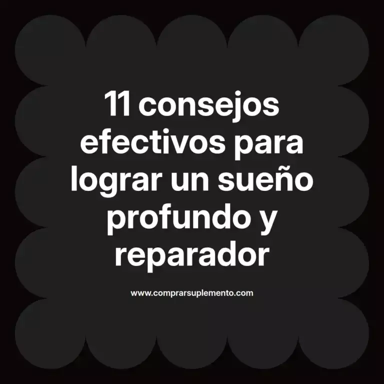 imagen destacada del post con un texto en el centro que dice 11 consejos efectivos para lograr un sueño profundo y reparador y abajo del texto aparece el nombre del autor Omar Obando