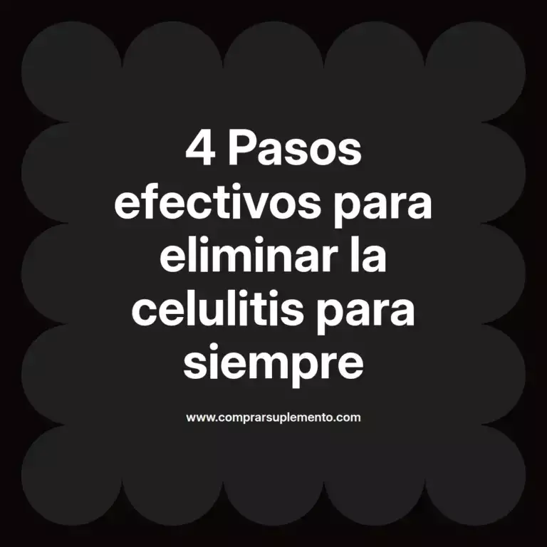 imagen destacada del post con un texto en el centro que dice 4 Pasos efectivos para eliminar la celulitis para siempre y abajo del texto aparece el nombre del autor Omar Obando