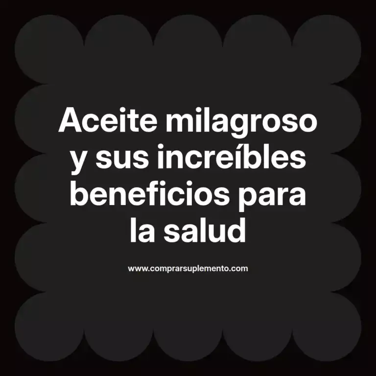 imagen destacada del post con un texto en el centro que dice Aceite milagroso y sus increíbles beneficios para la salud y abajo del texto aparece el nombre del autor Omar Obando