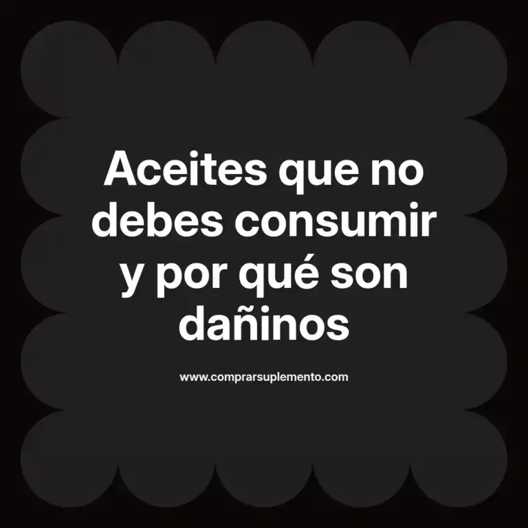 imagen destacada del post con un texto en el centro que dice Aceites que no debes consumir y por qué son dañinos y abajo del texto aparece el nombre del autor Omar Obando