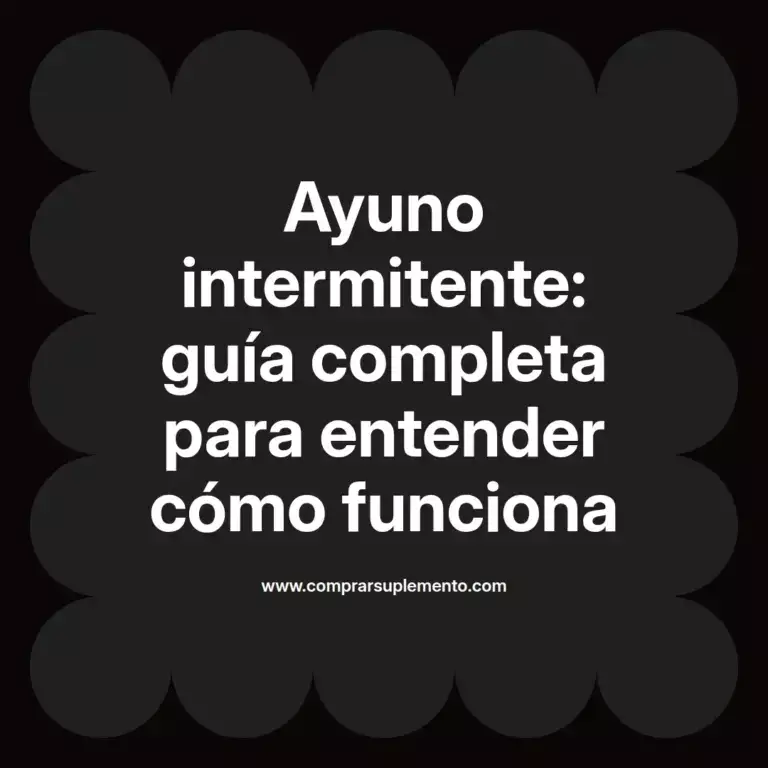 imagen destacada del post con un texto en el centro que dice Ayuno intermitente: guía completa para entender cómo funciona y abajo del texto aparece el nombre del autor Omar Obando