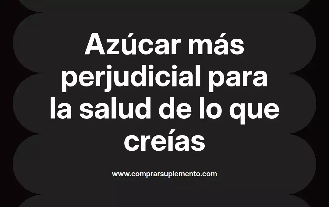 imagen destacada del post con un texto en el centro que dice Azúcar más perjudicial para la salud de lo que creías y abajo del texto aparece el nombre del autor Omar Obando