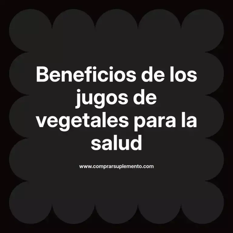 imagen destacada del post con un texto en el centro que dice Beneficios de los jugos de vegetales para la salud y abajo del texto aparece el nombre del autor Omar Obando