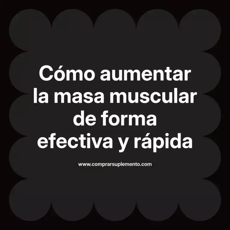 imagen destacada del post con un texto en el centro que dice Cómo aumentar la masa muscular de forma efectiva y rápida y abajo del texto aparece el nombre del autor Omar Obando