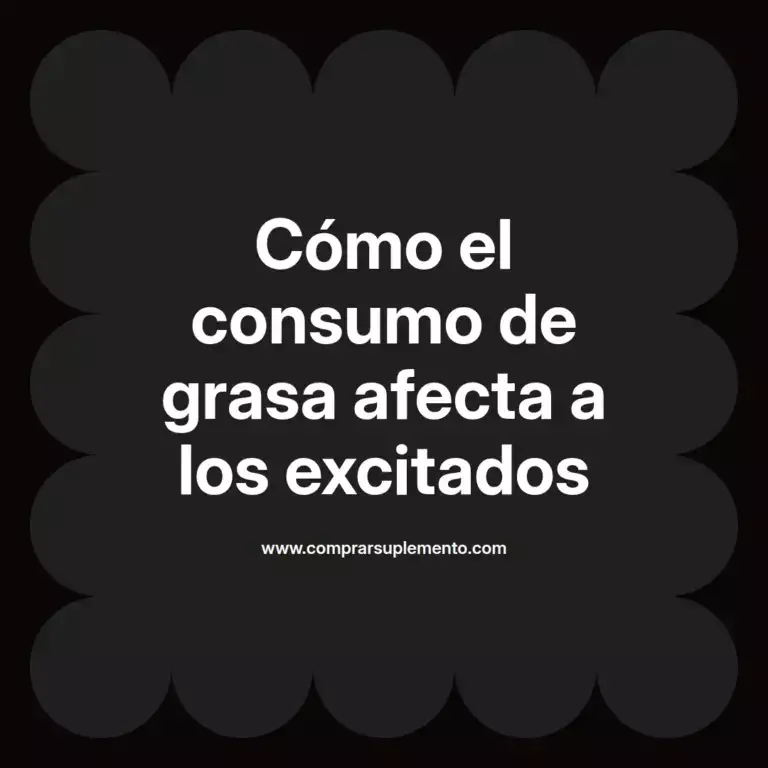 imagen destacada del post con un texto en el centro que dice Cómo el consumo de grasa afecta a los excitados y abajo del texto aparece el nombre del autor Omar Obando