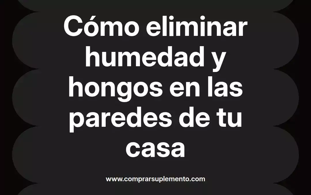 imagen destacada del post con un texto en el centro que dice Cómo eliminar humedad y hongos en las paredes de tu casa y abajo del texto aparece el nombre del autor Omar Obando