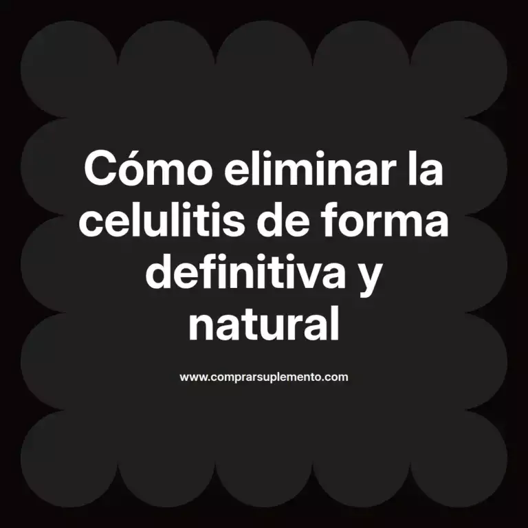 imagen destacada del post con un texto en el centro que dice Cómo eliminar la celulitis de forma definitiva y natural y abajo del texto aparece el nombre del autor Omar Obando