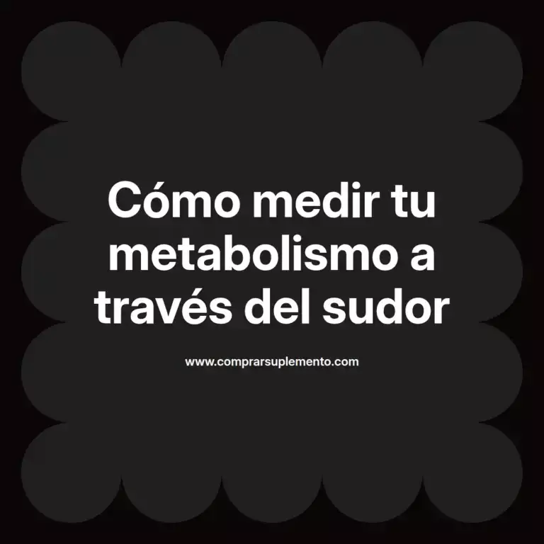 imagen destacada del post con un texto en el centro que dice Cómo medir tu metabolismo a través del sudor y abajo del texto aparece el nombre del autor Omar Obando