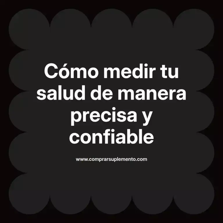 imagen destacada del post con un texto en el centro que dice Cómo medir tu salud de manera precisa y confiable y abajo del texto aparece el nombre del autor Omar Obando
