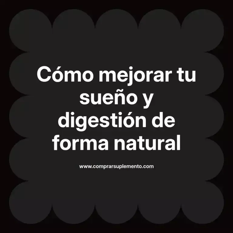 imagen destacada del post con un texto en el centro que dice Cómo mejorar tu sueño y digestión de forma natural y abajo del texto aparece el nombre del autor Omar Obando