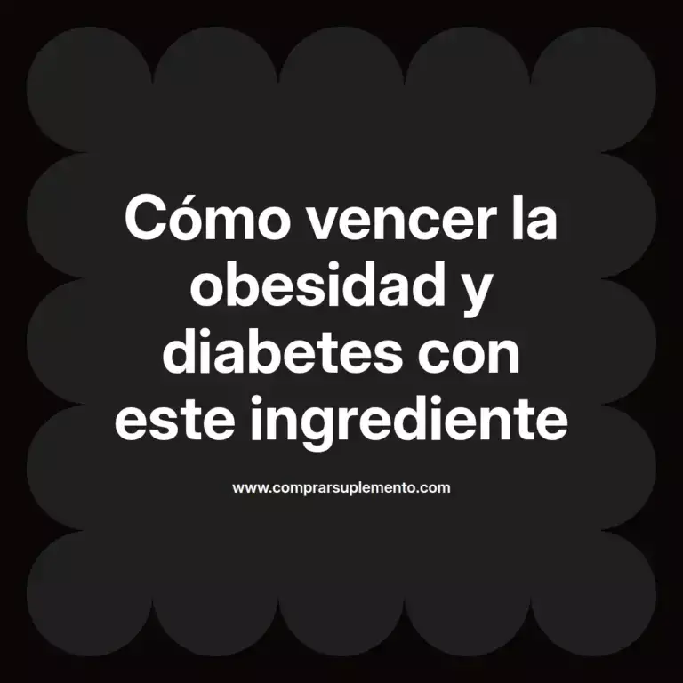 imagen destacada del post con un texto en el centro que dice Cómo vencer la obesidad y diabetes con este ingrediente y abajo del texto aparece el nombre del autor Omar Obando