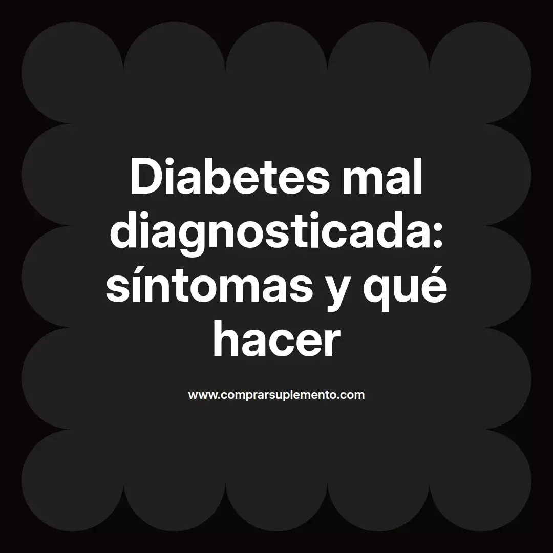 Diabetes mal diagnosticada: síntomas y qué hacer