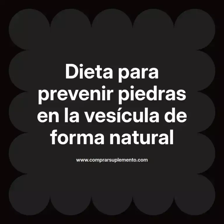 imagen destacada del post con un texto en el centro que dice Dieta para prevenir piedras en la vesícula de forma natural y abajo del texto aparece el nombre del autor Omar Obando