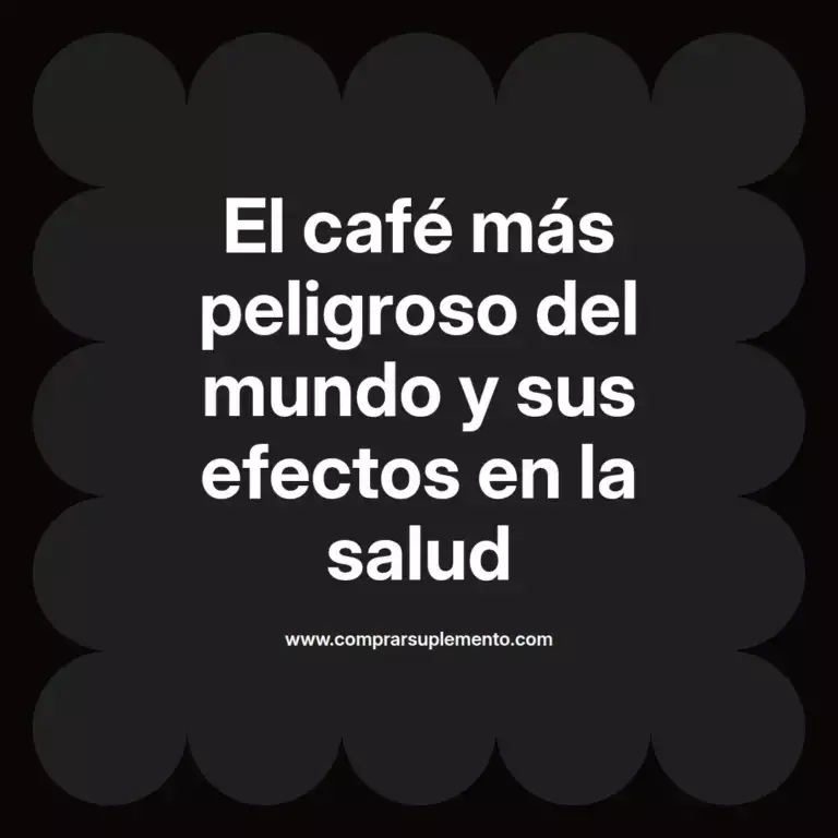 imagen destacada del post con un texto en el centro que dice El café más peligroso del mundo y sus efectos en la salud y abajo del texto aparece el nombre del autor Omar Obando