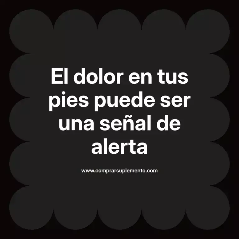 imagen destacada del post con un texto en el centro que dice El dolor en tus pies puede ser una señal de alerta y abajo del texto aparece el nombre del autor Omar Obando