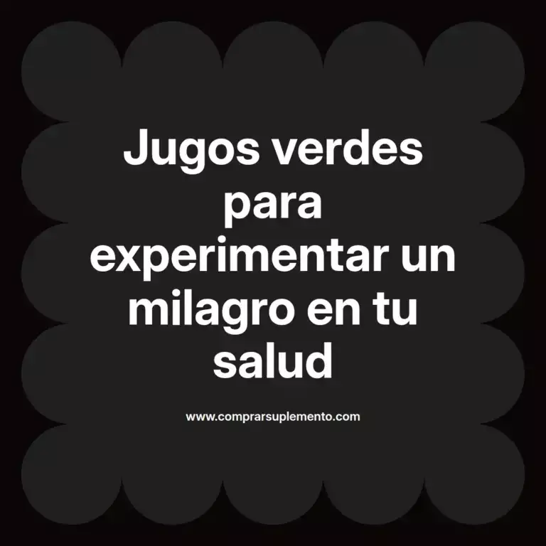 imagen destacada del post con un texto en el centro que dice Jugos verdes para experimentar un milagro en tu salud y abajo del texto aparece el nombre del autor Omar Obando