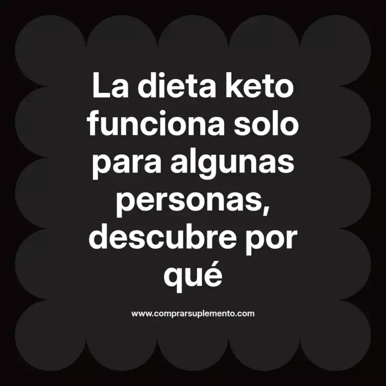 imagen destacada del post con un texto en el centro que dice La dieta keto funciona solo para algunas personas, descubre por qué y abajo del texto aparece el nombre del autor Omar Obando