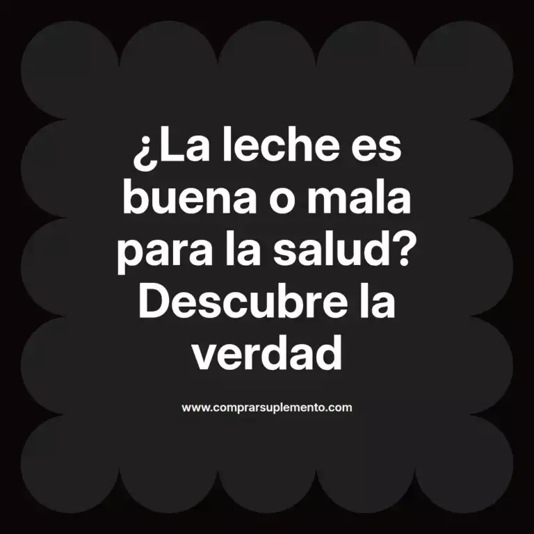 imagen destacada del post con un texto en el centro que dice ¿La leche es buena o mala para la salud? Descubre la verdad y abajo del texto aparece el nombre del autor Omar Obando