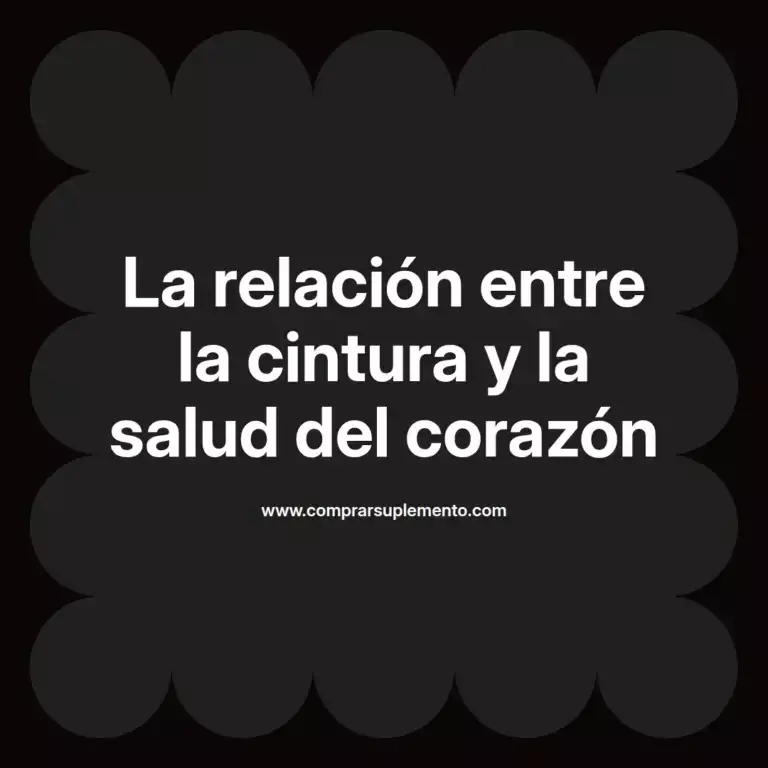 imagen destacada del post con un texto en el centro que dice La relación entre la cintura y la salud del corazón y abajo del texto aparece el nombre del autor Omar Obando
