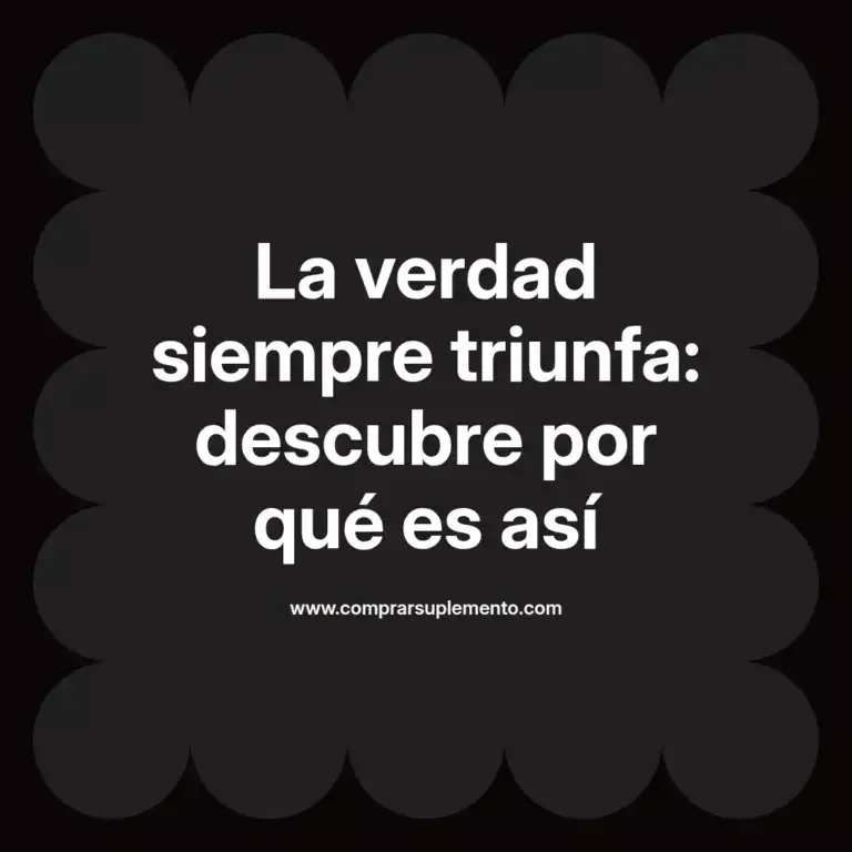 imagen destacada del post con un texto en el centro que dice La verdad siempre triunfa: descubre por qué es así y abajo del texto aparece el nombre del autor Omar Obando