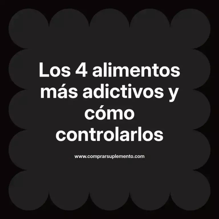imagen destacada del post con un texto en el centro que dice Los 4 alimentos más adictivos y cómo controlarlos y abajo del texto aparece el nombre del autor Omar Obando
