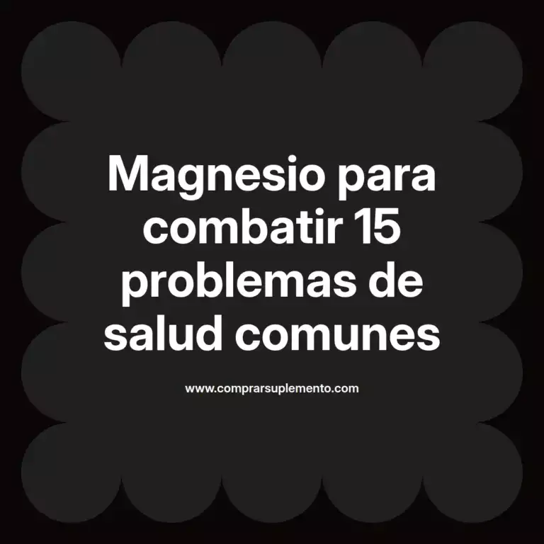 imagen destacada del post con un texto en el centro que dice Magnesio para combatir 15 problemas de salud comunes y abajo del texto aparece el nombre del autor Omar Obando