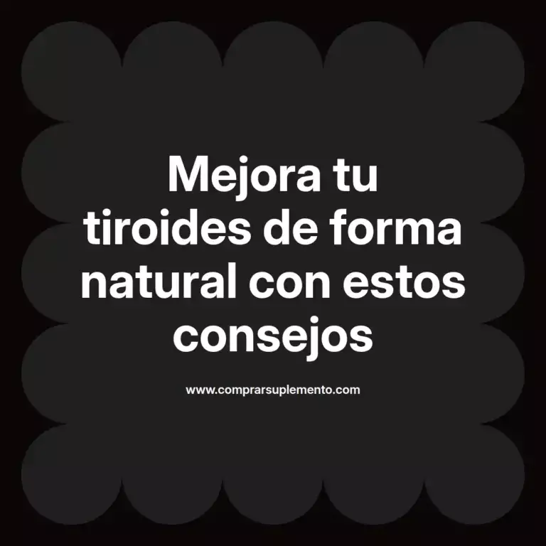 imagen destacada del post con un texto en el centro que dice Mejora tu tiroides de forma natural con estos consejos y abajo del texto aparece el nombre del autor Omar Obando